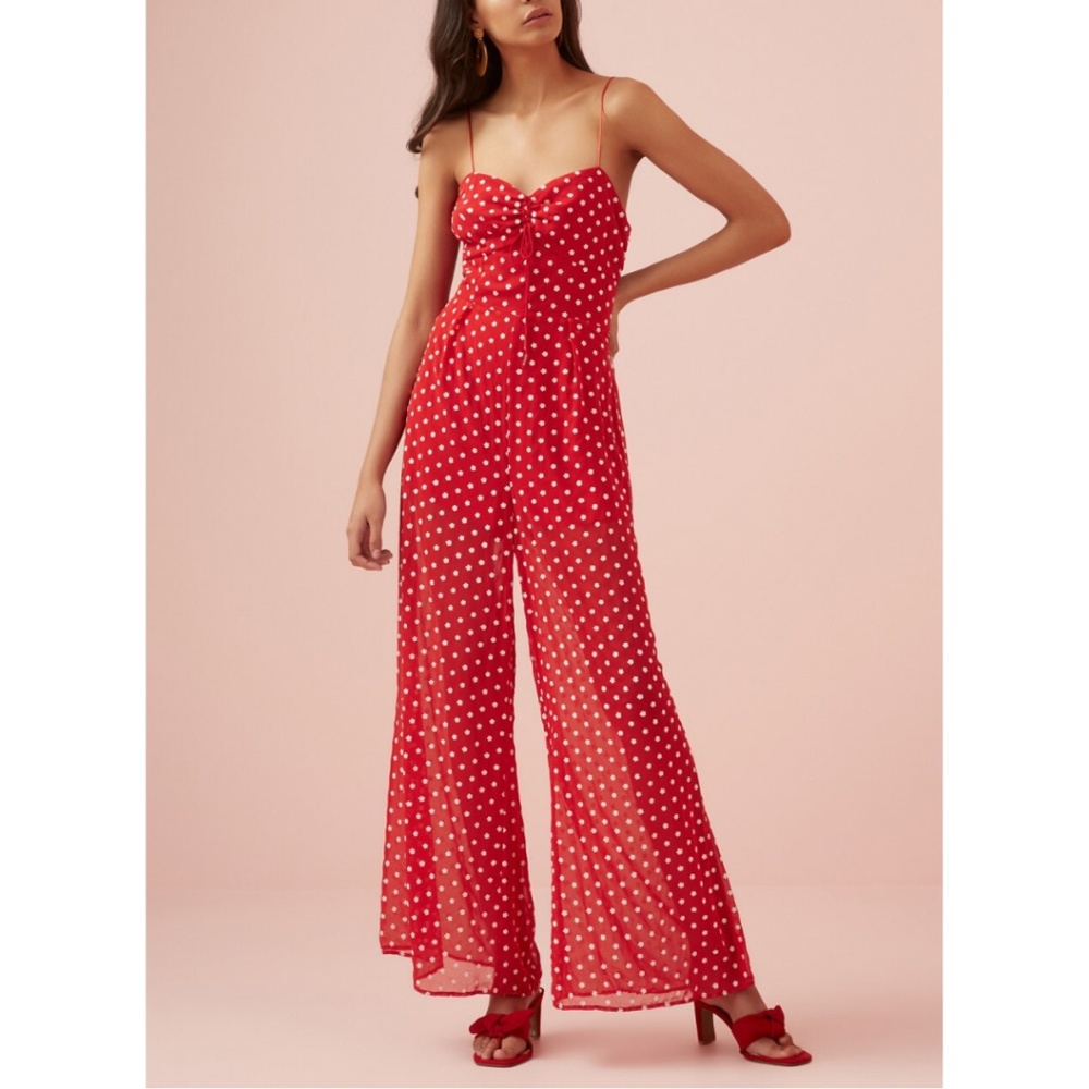 Red Polka Dot Jumpsuit